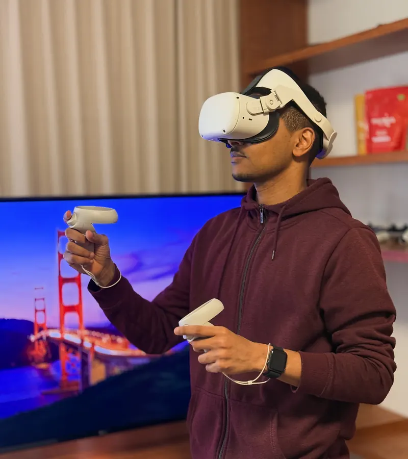 Testing a VR experience